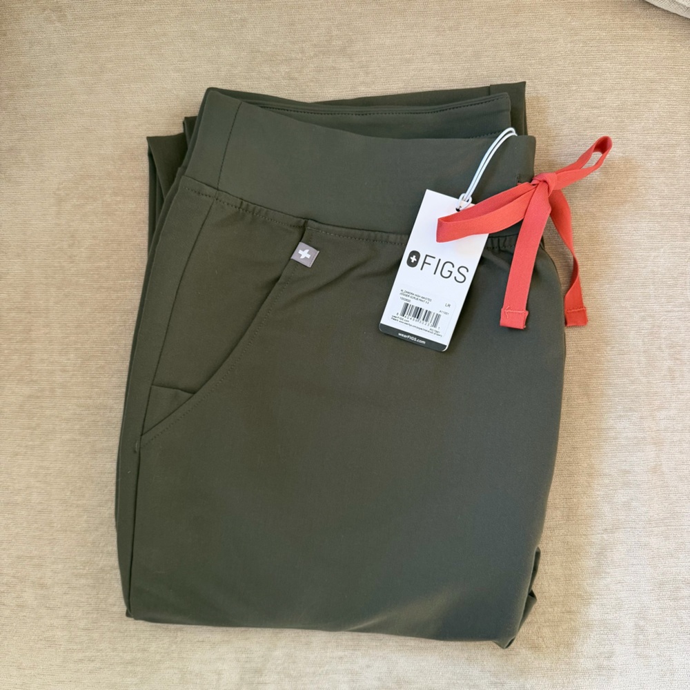 Figs Zamora™ - High Waisted Scrub Pants - SPRUCE *LIMITED EDITION* - Picture 2 of 3